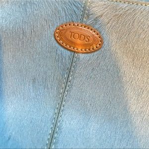 Vtg Tod’s Pony Hair Bag